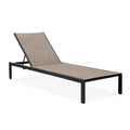 Sonnenliege Aluminium Textilgewebe Beige Verstellbare Rückenlehne 200x65x35 cm
