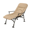 Verstellbarer Liegestuhl aus Stahl Beige