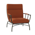 Stoffsessel mit Stahlrahmen Orange 85x80x95 cm