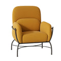 Sessel Gelb Metallrahmen