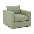 Sessel Stoff Grün 100x90x85 cm