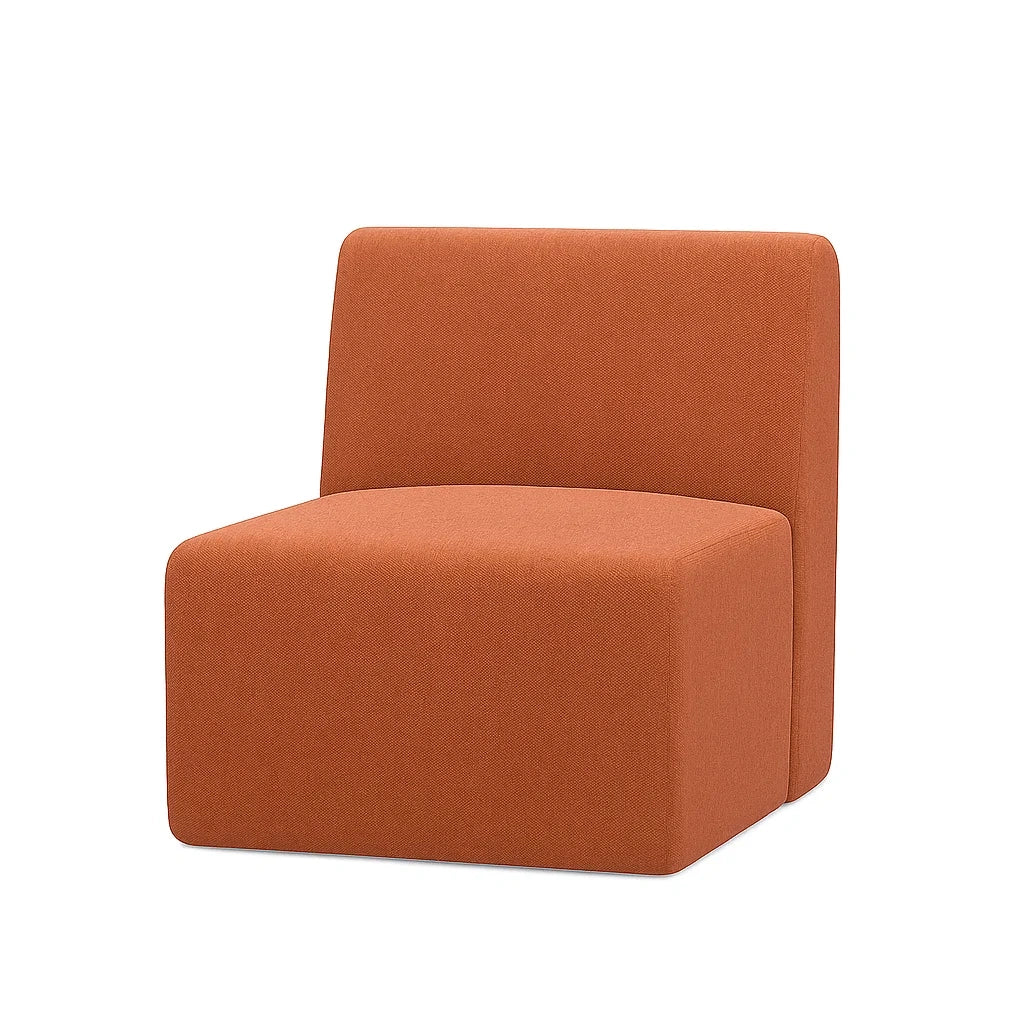 Stoffsessel Orange 74x74x74 cm
